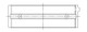 ACL Honda F20C/F22C Standard Size High Performance Calico Coated Main Bearing Set - 5M1913HC-STD Technical Drawing