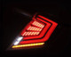 AlphaRex 16-21 Honda Civic Hatchback / Type-R FK8 Nova-Series LED Tail Lights (Pair) - Black - 676020 User 4