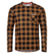 USWE Flannel Long Sleeve Lightweight Off-Road Jersey Bronze - 2XL - 80951061042108 User 1