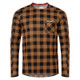 USWE Flannel Long Sleeve Lightweight Off-Road Jersey Bronze - XS - W80951061042103 User 1