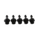 AEM Adjustable Fuel Pressure Regulator Barb Fitting -6 (9/16in-18) to 7mm - 5 Pack - 25-393 Photo - out of package