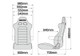 Bride Cusco Euro II+C Black Suede w/ Dark Grey Mesh Seat - BRD-E32ACN User 1