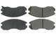Premium Semi-Metallic Br ake Pads with Shims and