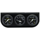 1-1/2 Dia Triple Gauge Set w/Black Panel