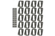 20pcs LS MAF Mass Air Fl ow Sensor Bung Weld Flan