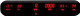 LED Digital Six Gauge Panel Kit w/Red LED