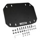 Westin 18-25 Wrangler JL Spare Tire Delete Plate - Tex. Blk - 59-761205 Photo - Close Up
