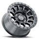 ICON Hulse 17 X 8.5 / 6 X 5.5 / 25mm Offset / 5.75in BS Double Black - 8017859057DB Photo - Unmounted