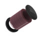 K&N Universal 4in Flange x 6-17/32in Base x 6-3/4in Height Clamp-On Air Filter - RU-5401 Photo - out of package