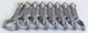 Eagle Chevrolet SB 5.700in 5.700in 5140 Steel 3/8in ARP8740 Bolts I-Beam Connecting Rods - Set of 8 - SIR5700CM Photo - Primary