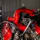 Wehrli 11-16 Chevrolet 6.6L LML Duramax High Flow Y-Bridge Kit - Cherry Frost - WCF100165-CF Photo - Mounted