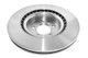 DBA 2017 Land Rover Discovery Front Street Series Standard Rotor - DBA2096 Photo - Close Up