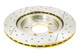 DBA 05-14 Ford Mustang GT Rear Drilled & Slotted Street Series Rotor - DBA2114X Photo - Close Up