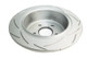 DBA 05-08 Subaru Outback Rear T2 Slotted Street Series Rotor - DBA2661S Photo - Close Up