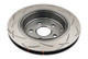 DBA 09 Pontiac G8 V8 6.0L Rear Slotted 4000 Series Rotor - DBA42029S Photo - Close Up
