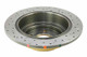 DBA 02-06 WRX / 98-07 Impreza 2.5L RS Rear Drilled & Slotted 4000 Series Rotor - DBA4644XS Photo - Close Up
