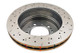 DBA 98-05 Lexus LX 470 / 98+ Toyota Landcruiser 100 Series Rear Drilled & Slotted 4000 Series Rotor - DBA4789XS Photo - Close Up