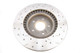 DBA 8/93-94 Nissan Skyline R32 GT-R/95-7/98 R33 & R34 GT-R Front Drilled & Slotted 4000 Series Rotor - DBA4928XS Photo - Close Up