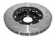 DBA 2012 Lotus Exige Front Slotted 5000 Series 2 Piece Rotor Assembled w/ Black Hat - DBA52358BLKS Photo - Close Up