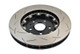 DBA 2010+ Camaro V8 SS Front Slotted 5000 Series 2 Piece Rotor Assembled w/ Black Hat - DBA52604BLKS Photo - Close Up