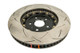DBA 09-14 Cadillac CTS-V / 12-14 Chevy Camaro ZL1 - T3 5000 Series Slotted Left Front Rotor - DBA52608BLKLS Photo - Close Up