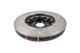 DBA 11-17 Jeep Grand Cherokee Trackhawk (6.2L V8) 5000 Series Slotted Front Brake Rotor w/Black Hat - DBA53919BLKS Photo - Close Up