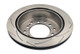 DBA 03-09 Toyota 4Runner Rear Slotted Street Series Rotor - DBA793S Photo - Close Up