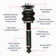 Air Lift Performance 89-00 Lexus LS400 Front Air Suspension Kit - 76016 Features and Benefits