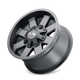 ION Type 141 17x9 / 8x165.1 BP / 18mm Offset / 125.2mm Hub Satin Black Wheel - 141-7976B18 Photo - Primary