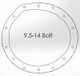 afe aFe POWER Differential Cover GM Trucks 99-13 - 46-70370 Technical Drawing