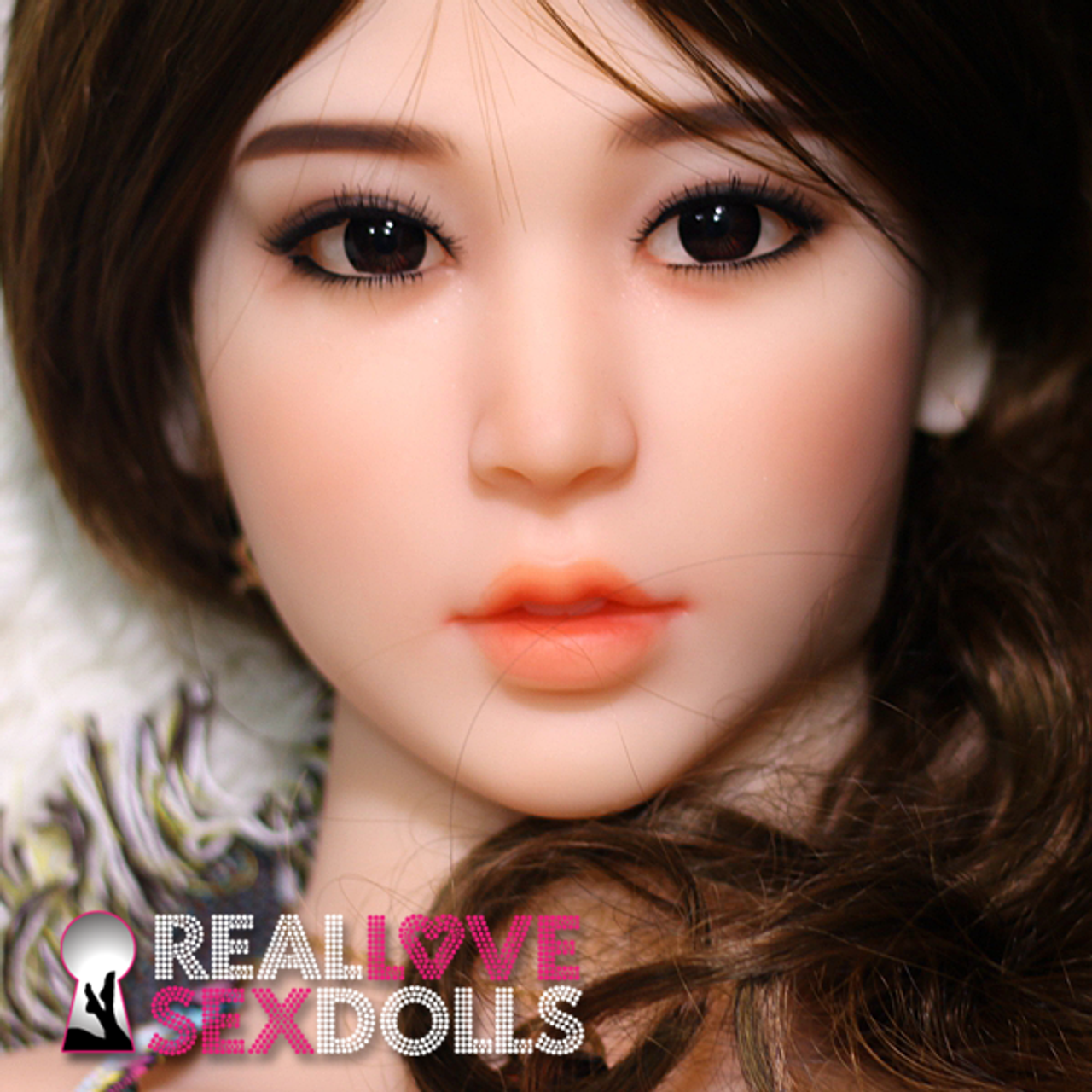 Lovely Japanese girlfriend cherry blossom sex doll replacement TPE head #230