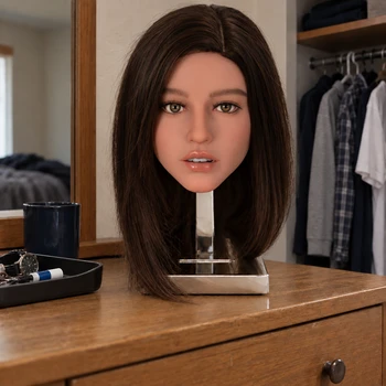 Deluxe Head Stand Storage for Silicone and TPE, STPE Doll Heads