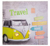 Beach Bus Canvas with LED Lights w/Timer