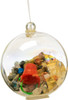 Bubble Ornament with Gemstones and Natural Sand 2.25"