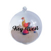 Boxed Bubble Ornament Rooster KW