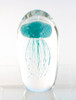 Glass Jellyfish 6 1/2? Blue