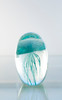 Glass Jellyfish 3 1/4?" Blue