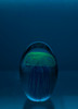 Glass Jellyfish 3 1/4?" Blue