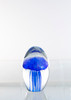 Glass Jellyfish 3 1/4? Navy Blue