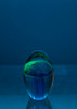 Glass Jellyfish 3 1/4? Navy Blue