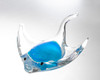 Glass Stingray Blue 5"
