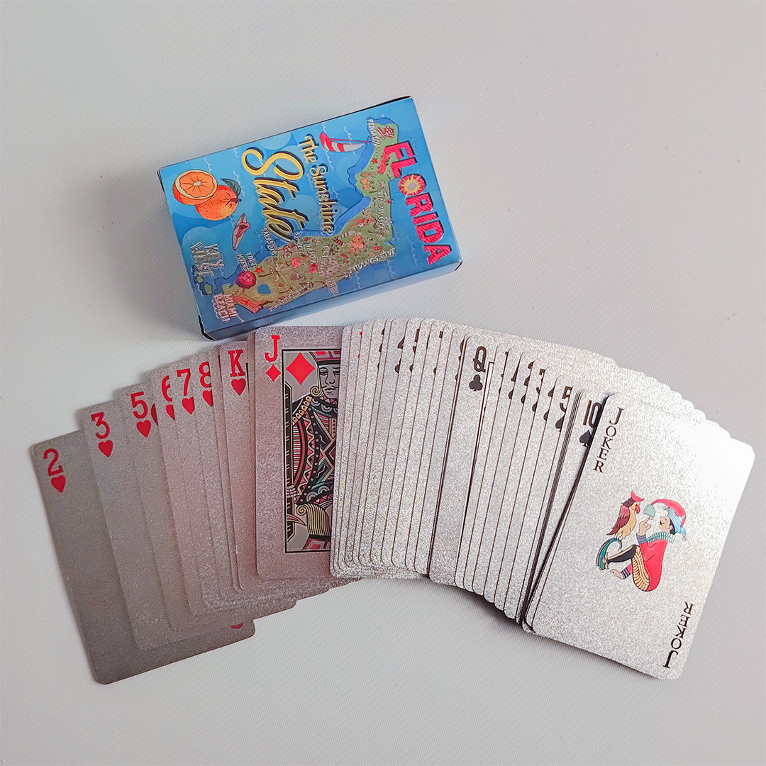 5294 Foil Playing Cards Florida - Sea Creations