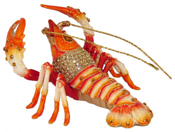 Jeweled "Lobster" Box  4 1/2"