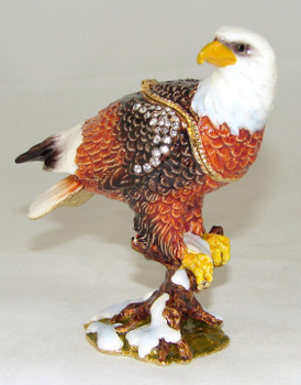 Jeweled "Eagle" Box 3 1/2"