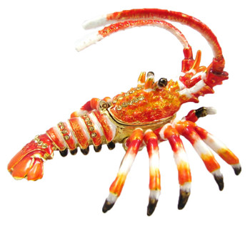 Jeweled "Caribbean/Florida Lobster" Box 4"