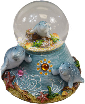 Manatee 65mm Snow Globe