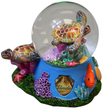 Sea Turtle  45MM Snow Globe w/Shield