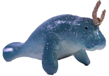 Manatee Ornament Blue