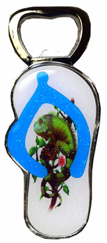 Bottle Opener Magnet - Iguana 4"