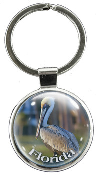 Key Chain w/30mm Emblem 1 1/4"